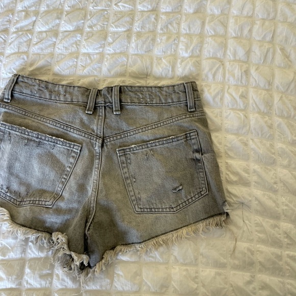 Zara gray denim shorts - Picture 4 of 8